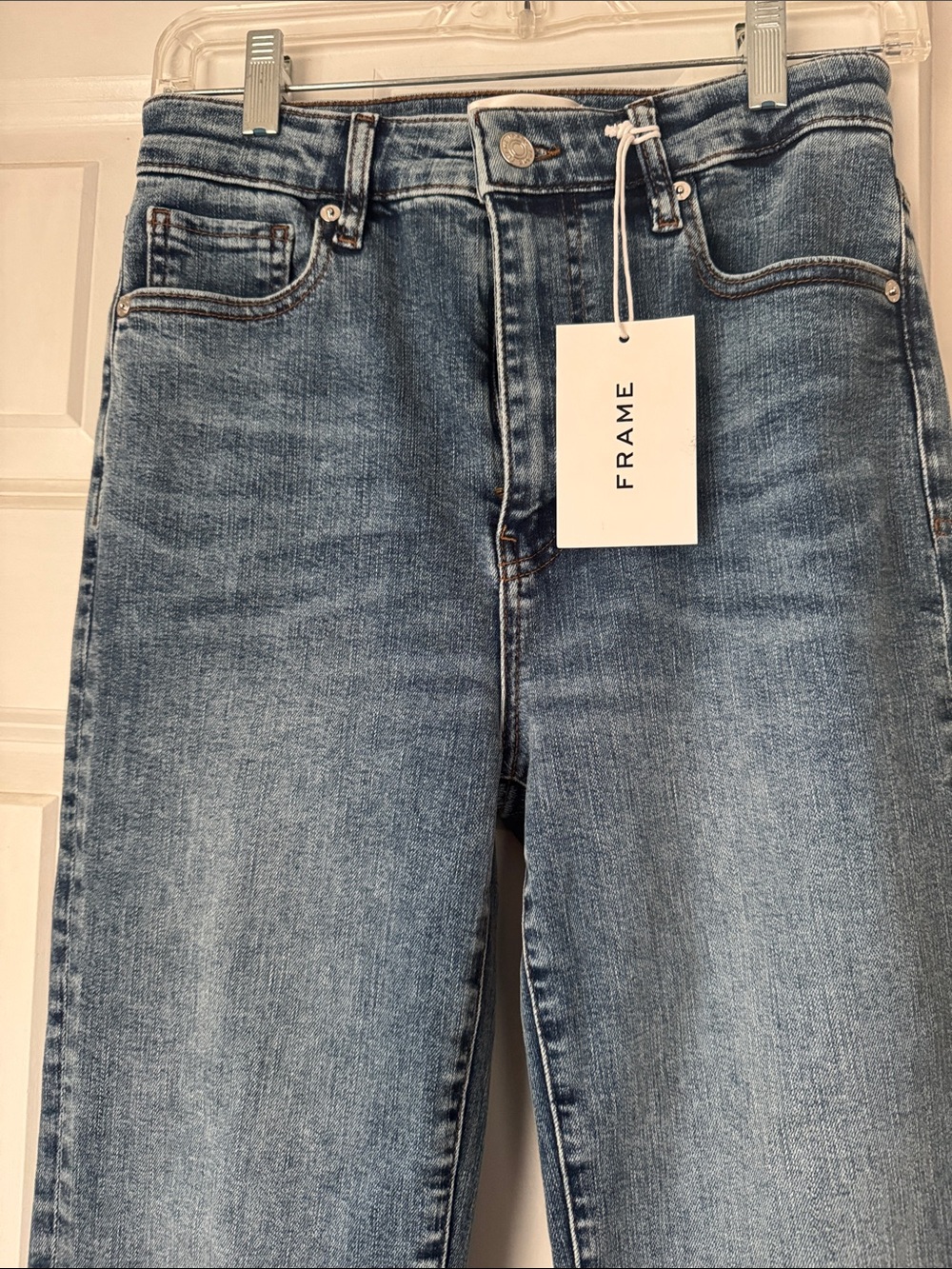 NWT FRAME Denim The Pencil Jeans in Crave, Size 28 - Picture 6 of 12